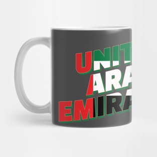 United Arab Emirates vintage style retro souvenir Mug